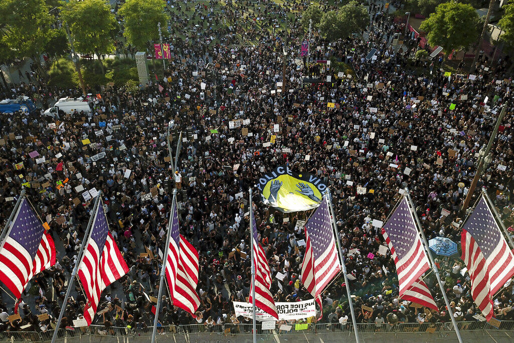 APTOPIX America Protests Los Angeles